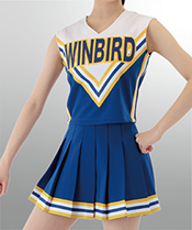 チアクラブ　ユニフォーム上下Ｏセット　リボン付き チアクラブ ユニフォーム上下Oセット リボン付き チアクラブ